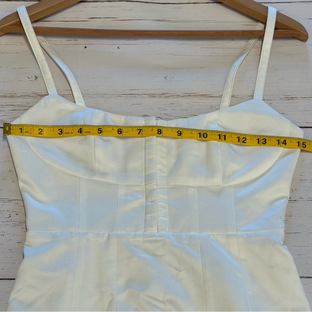 Lovers & Friends Troy Mini White Satin Dress XS - Picture 9 of 11